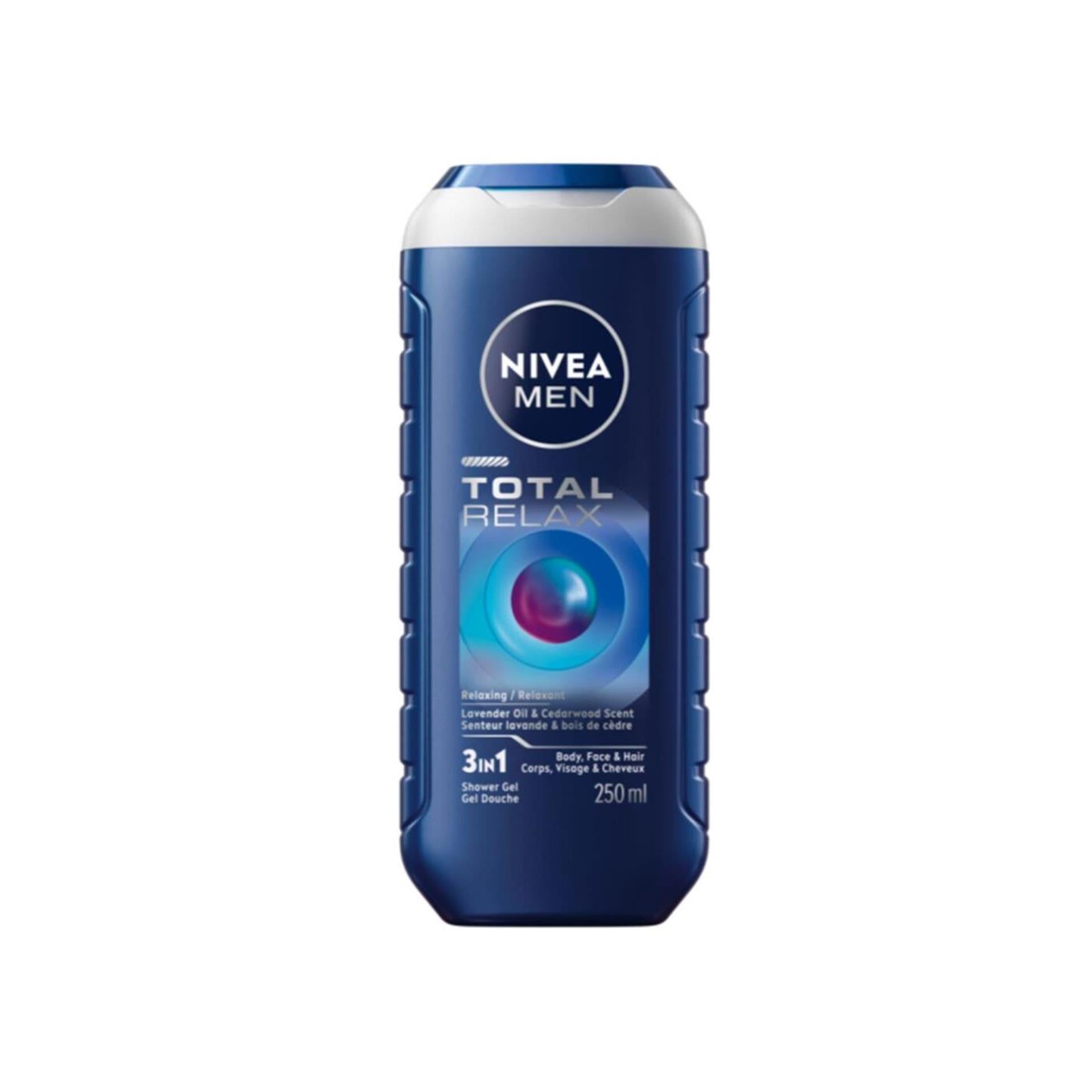 Nivea shower gel men 3-in-1 total relax