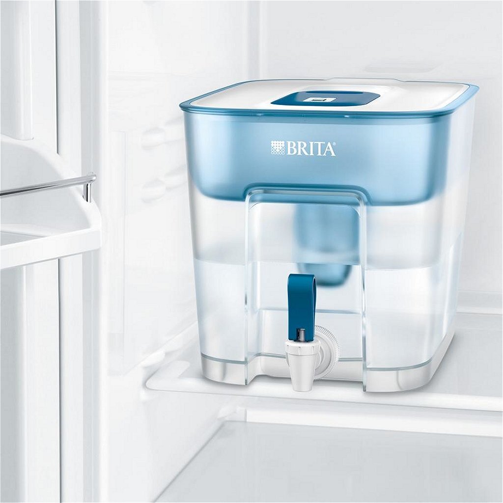 Brita flow waterfilter 8.2l blauw wit