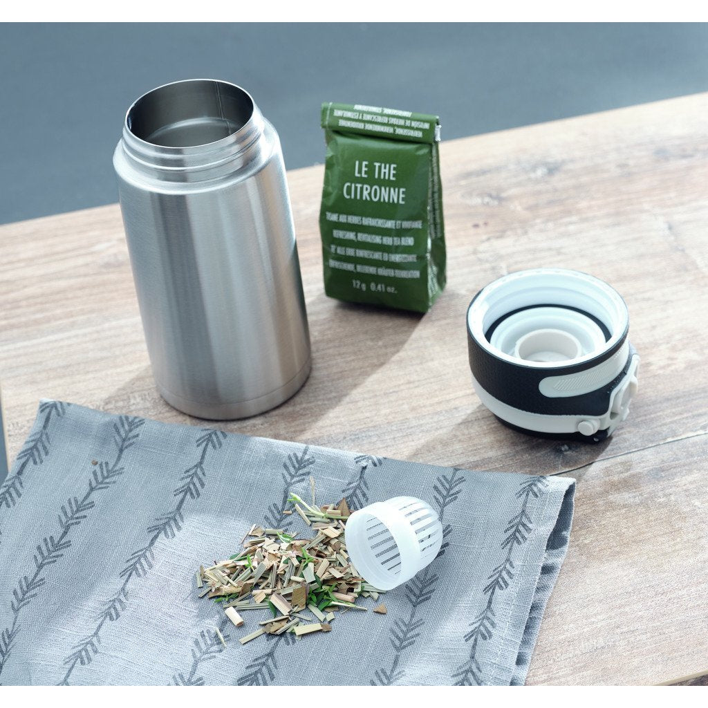 Leifheit 3244 flip isoleerbeker 350 ml RVS