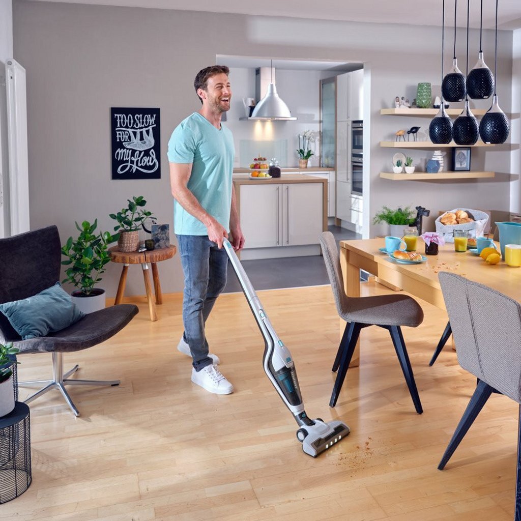Leifheit 11927 rotaro powervac accu-stofzuiger wit
