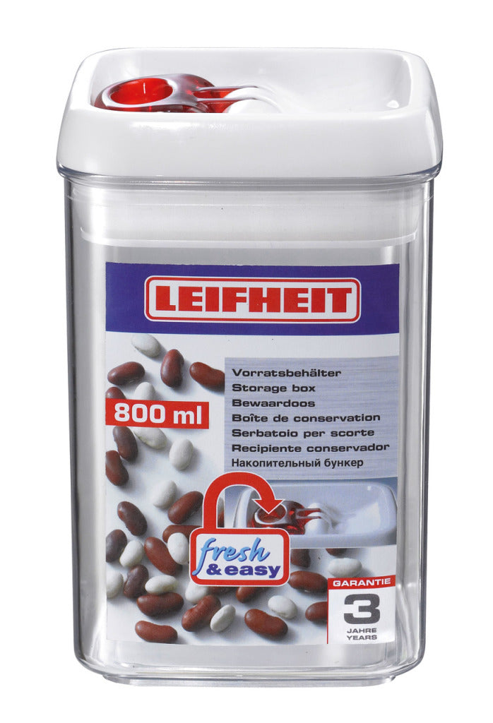 Leifheit 31208 voorraadbus vers easy rechthoekig 800 ml