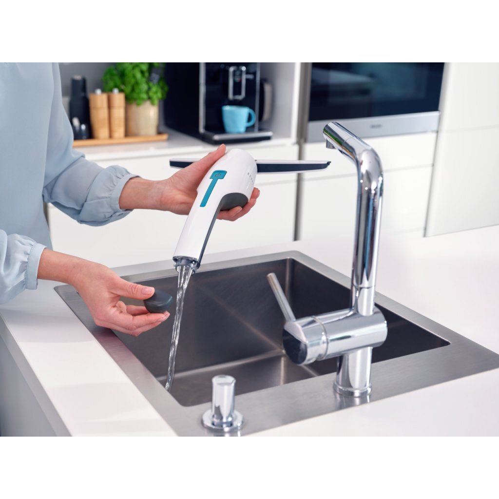 Leifheit 51030 nemo raam- en badkamerzuiger wit grijs