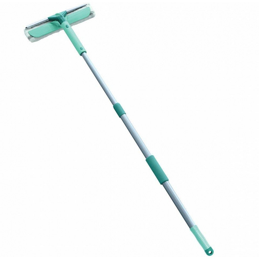 Leifheit 55238 klassieke raamwisser met telescoopstaal en doek 30x90-135 cm