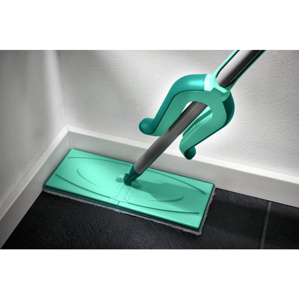 Leifheit picobello vloerwisser m micro duo met telescoopsteel - 33 cm wisbreedte - turqouise - grijs