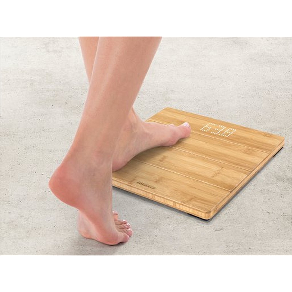 Soehnle 63880 style sense bamboe magie digitale personenweegschaal