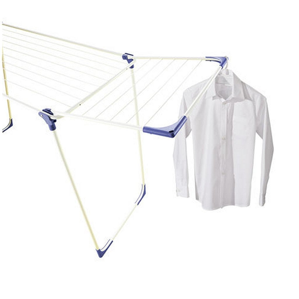 Leifheit 81621 classic 180 massief droogrek wit blauw