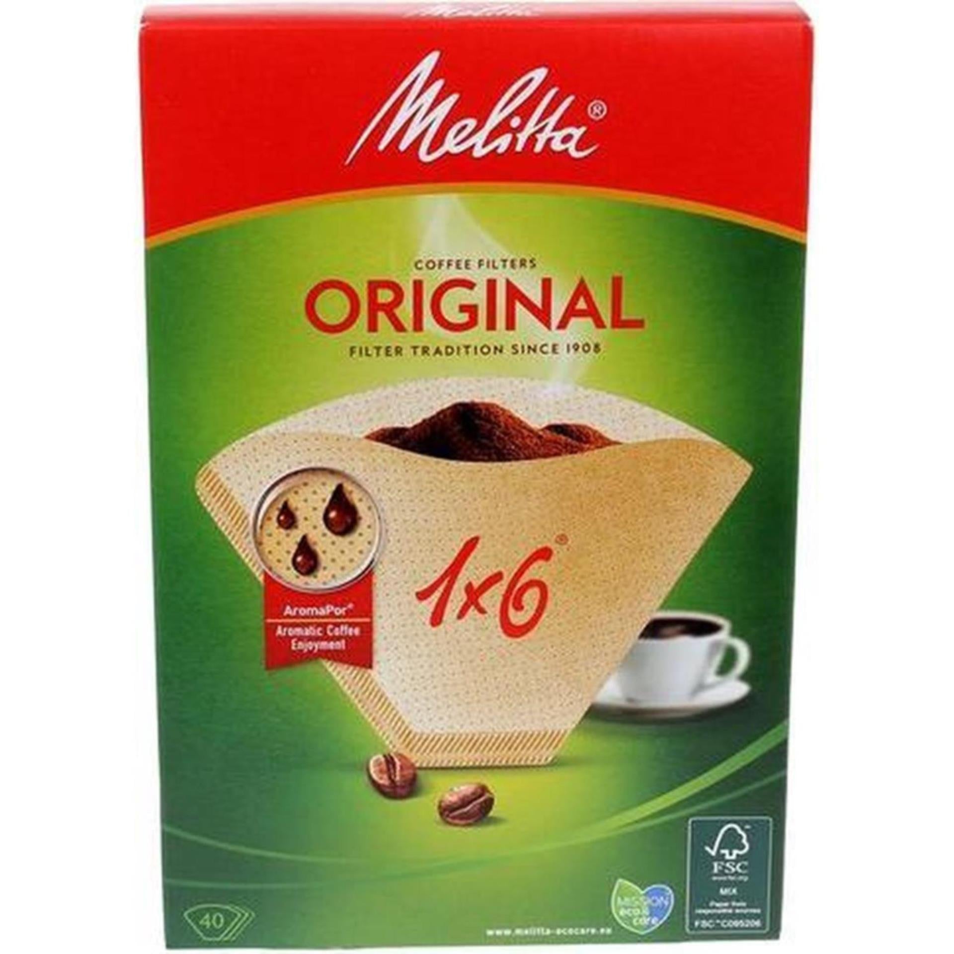 Melitta koffiefilter 1x6
