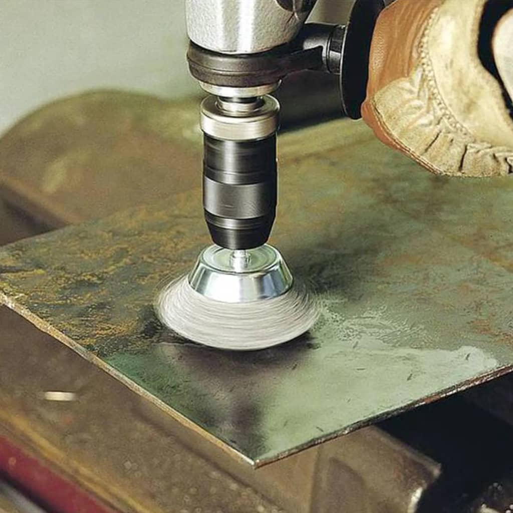 Wolfcraft Wolfcraft Staalborstelset met ronde schacht 4-delig 2133000