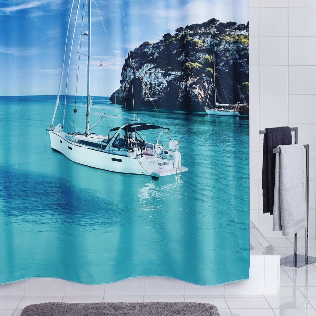 RIDDER RIDDER Douchegordijn Zeilboot 180x200 cm