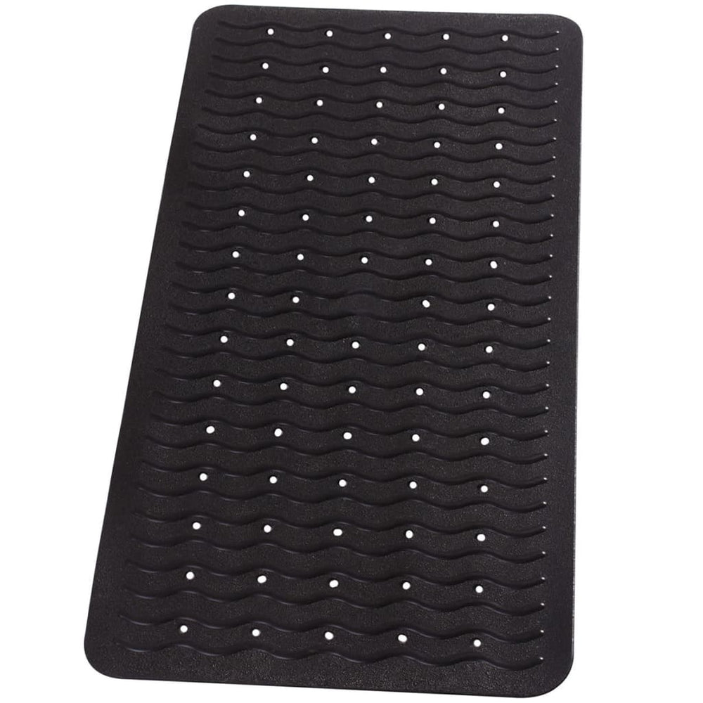 Ridder badmat antislip playa 80x38 cm zwart 68310