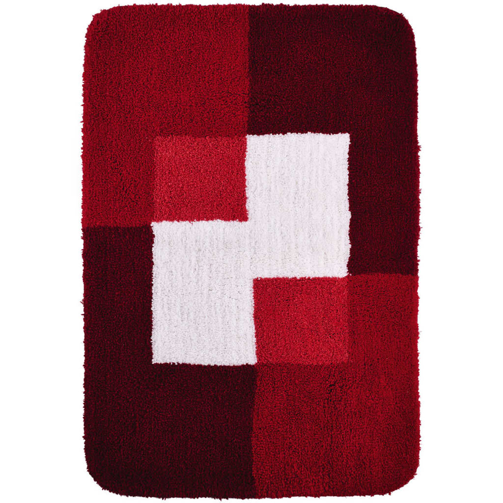 Ridder badkamermat munten 60x90 cm rood 7103306