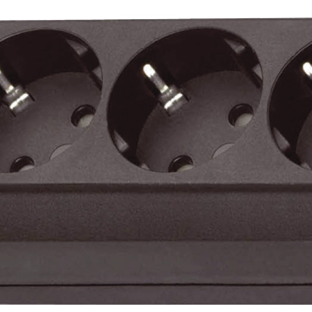 Brennenstuhl eco-line stekkerdoos 10x stekkerdoos (zwart, 1159300010, voor 10 stekkers)