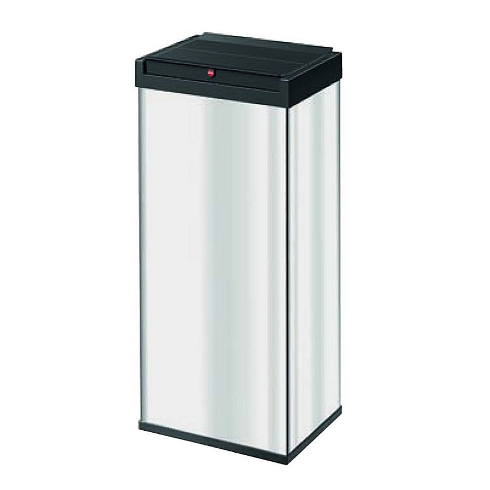 Hailo prullenbak met tuimeldeksel 8602210 zilver big-box swing xl