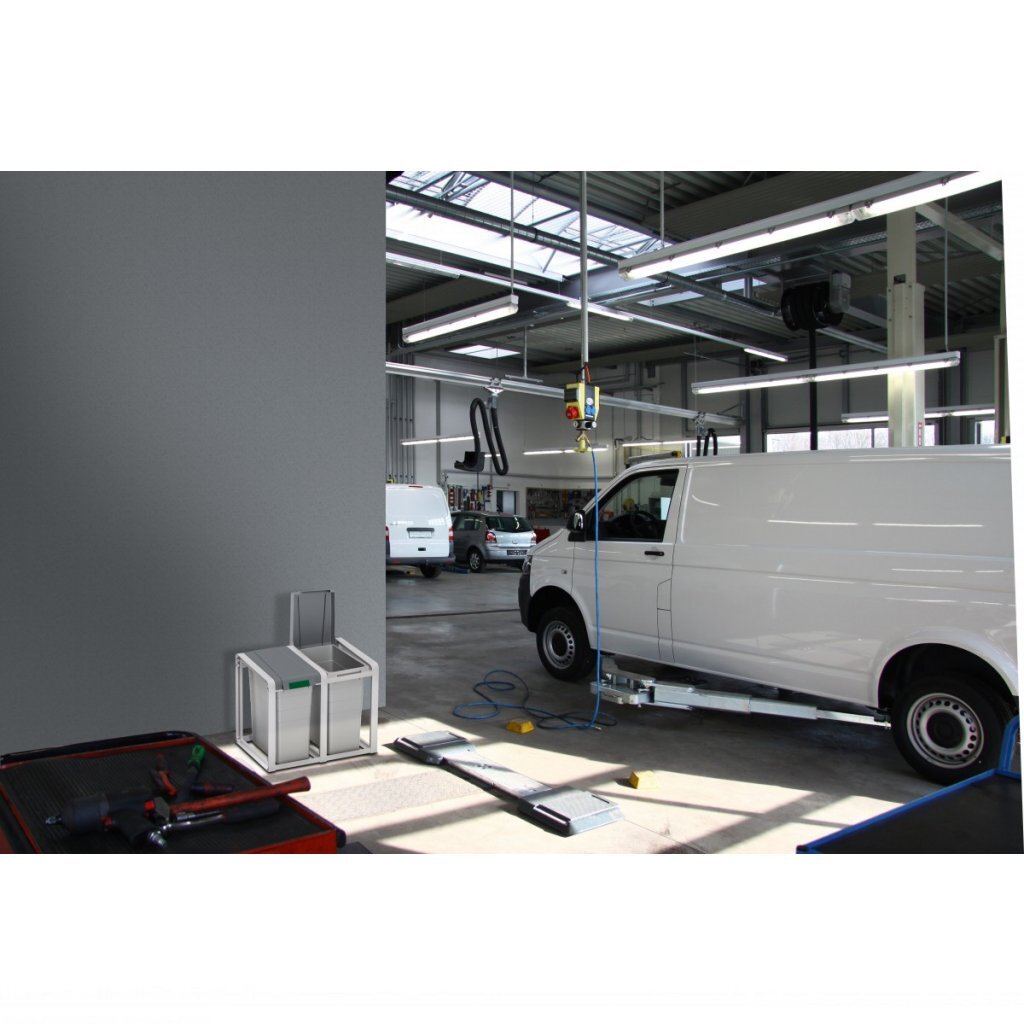 Hailo 0935-302 profiline öko xl (expansieunit) afvalscheider 38l grijs