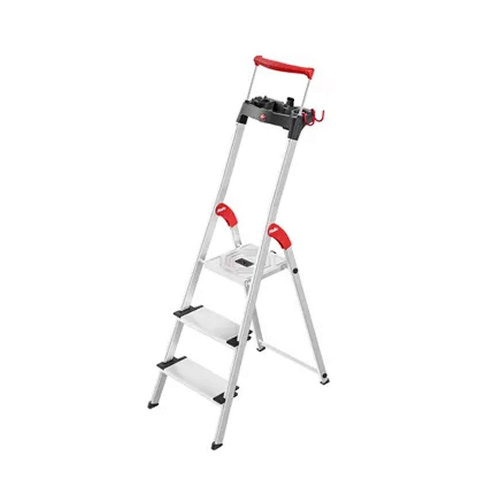 Hailo 8050-315 l95 aluminium huishoudtrap 3 treden
