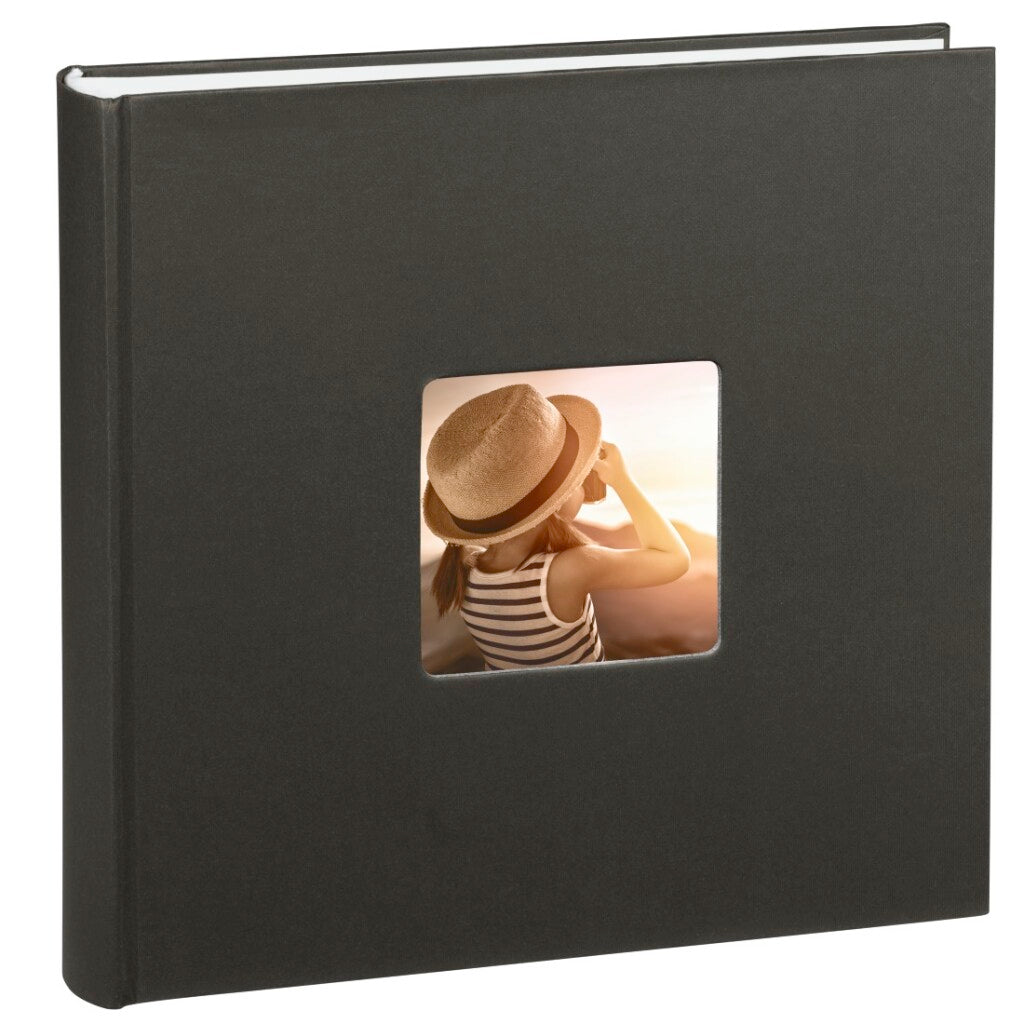 Hama album xl fine art 30x30 cm 100 witte pagina #039;s zwart