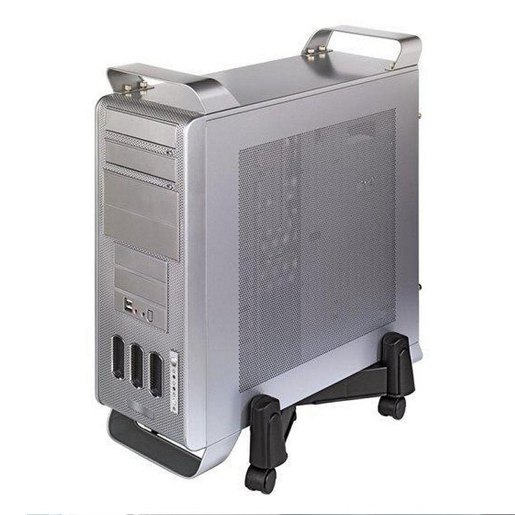 Hama pc-standaard met wieltjes zwart