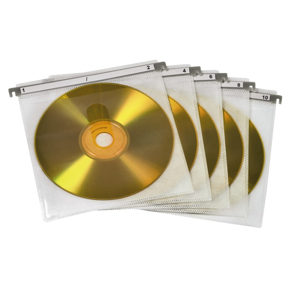 Hama cd dvd hoes 50p. wit