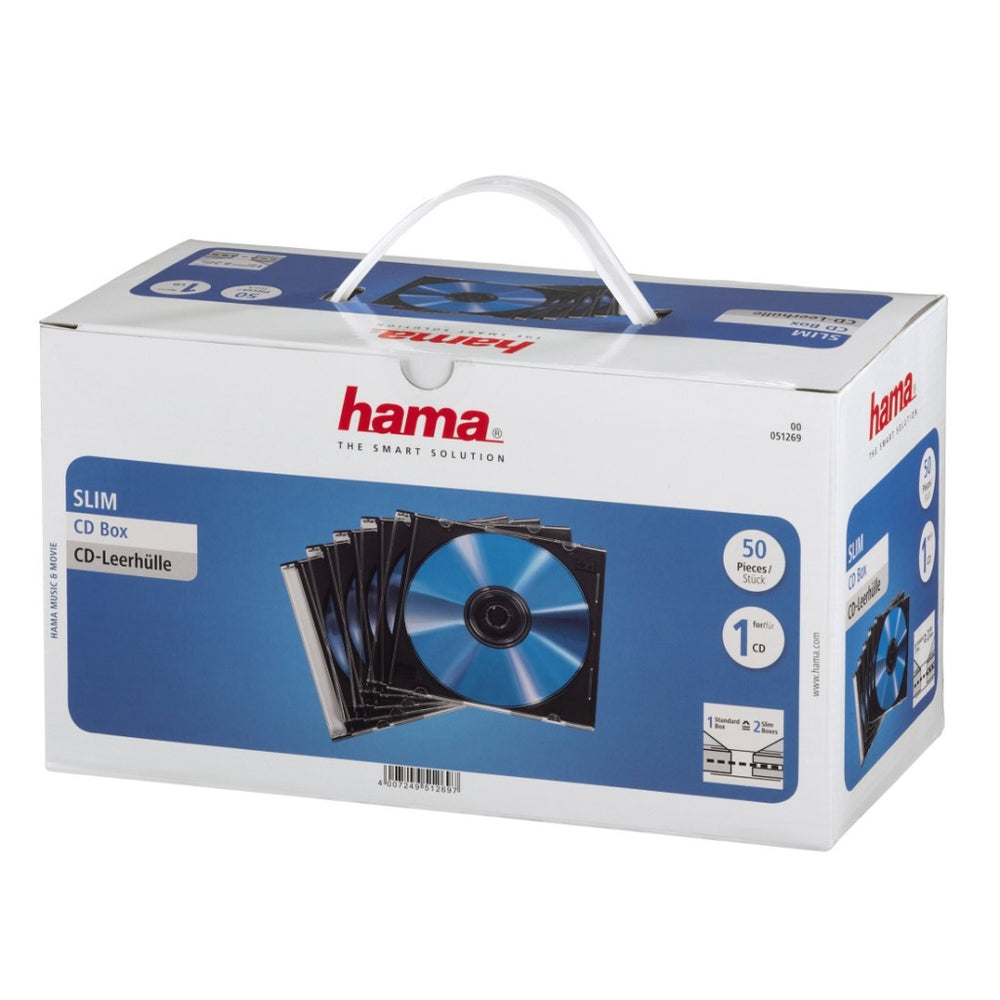 Hama cd slimbox 50p.