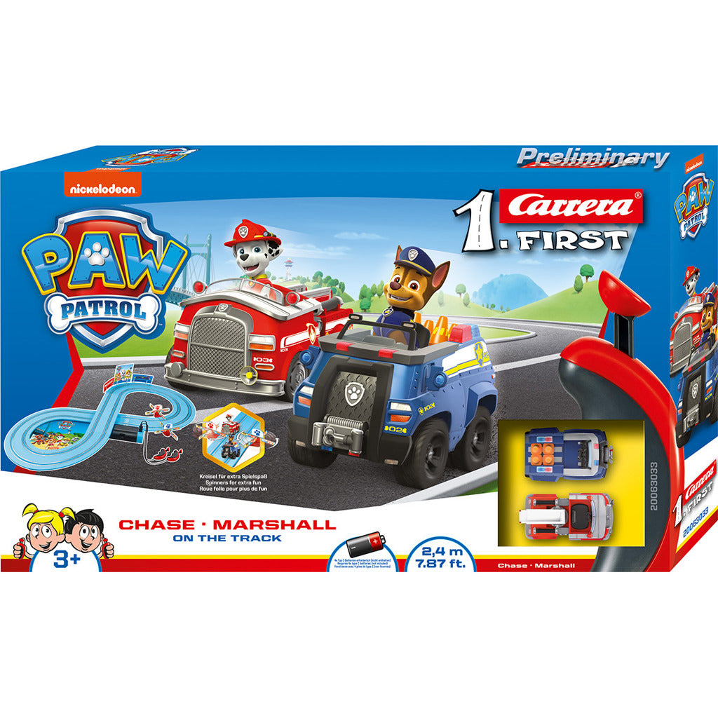 Carrera First Racebaan - PAW Patrol 'Op de baan'
