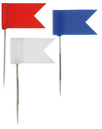 Alco al-710 markeervlaggetjes 20 stuks in doosje wit