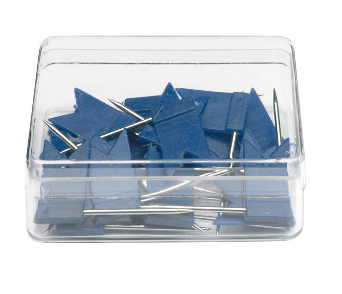 Alco al-715 markeervlaggetjes 20 stuks in doosje donkerblauw