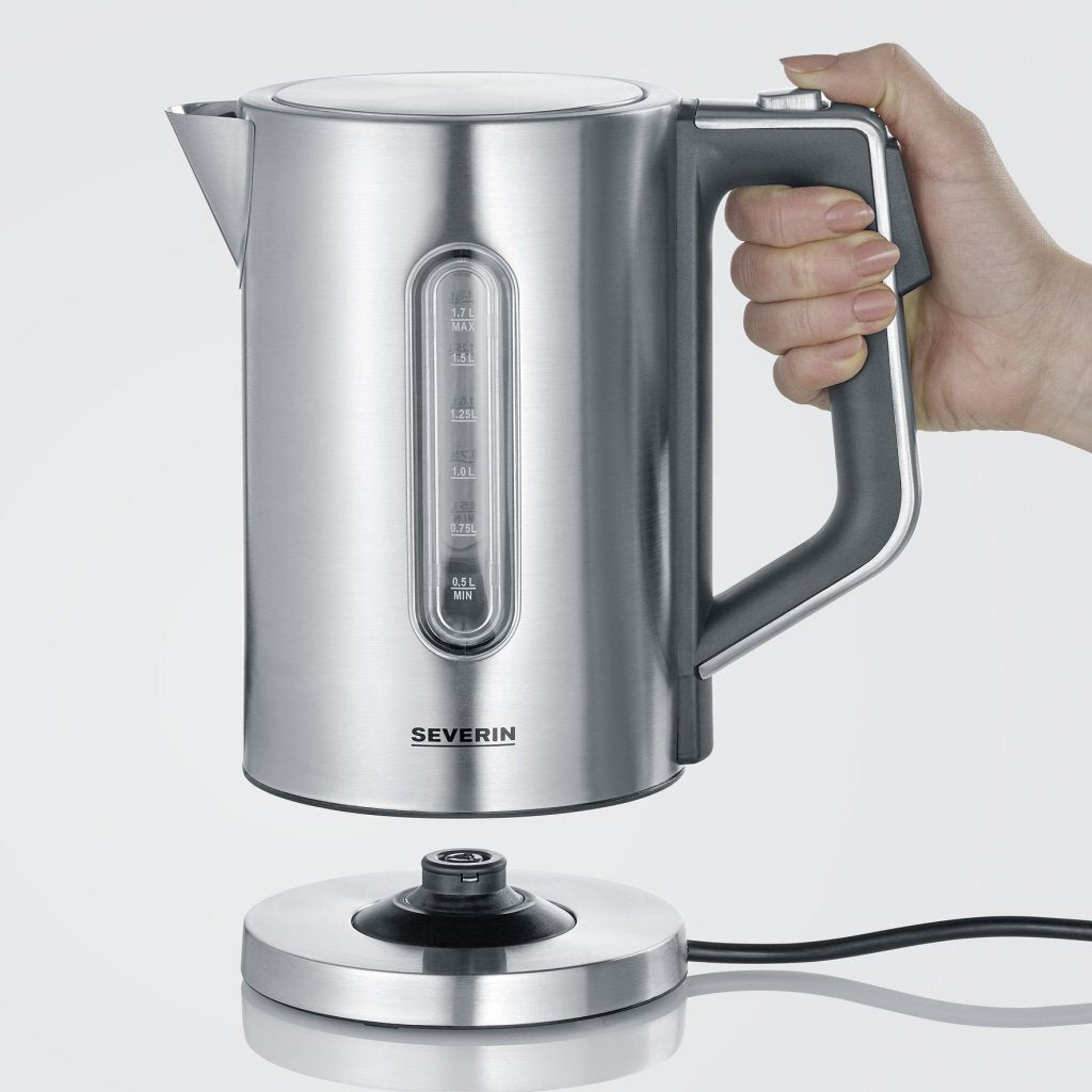 Severin wk3418 waterkoker 1,7l 3000w RVS zwart