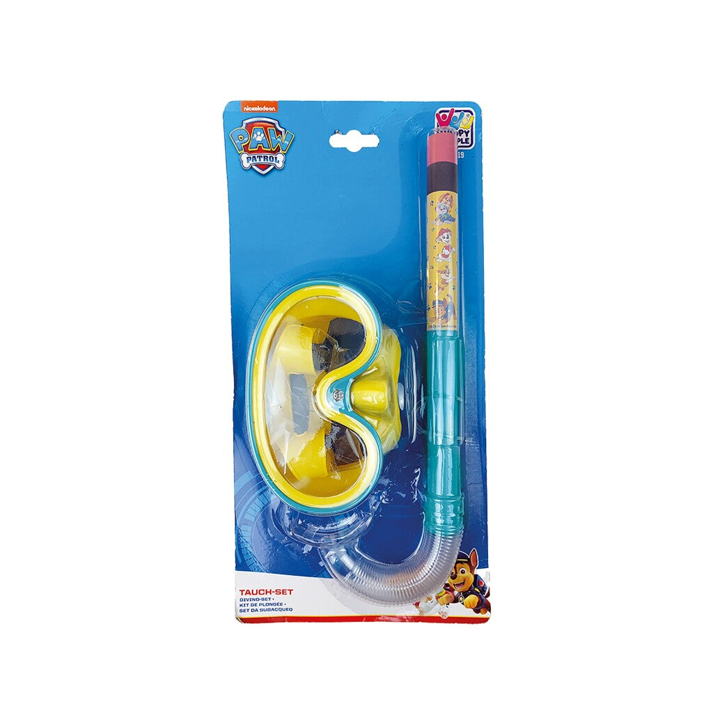 Merkloos sans marque paw patrol kinder snorkelset blauw geel