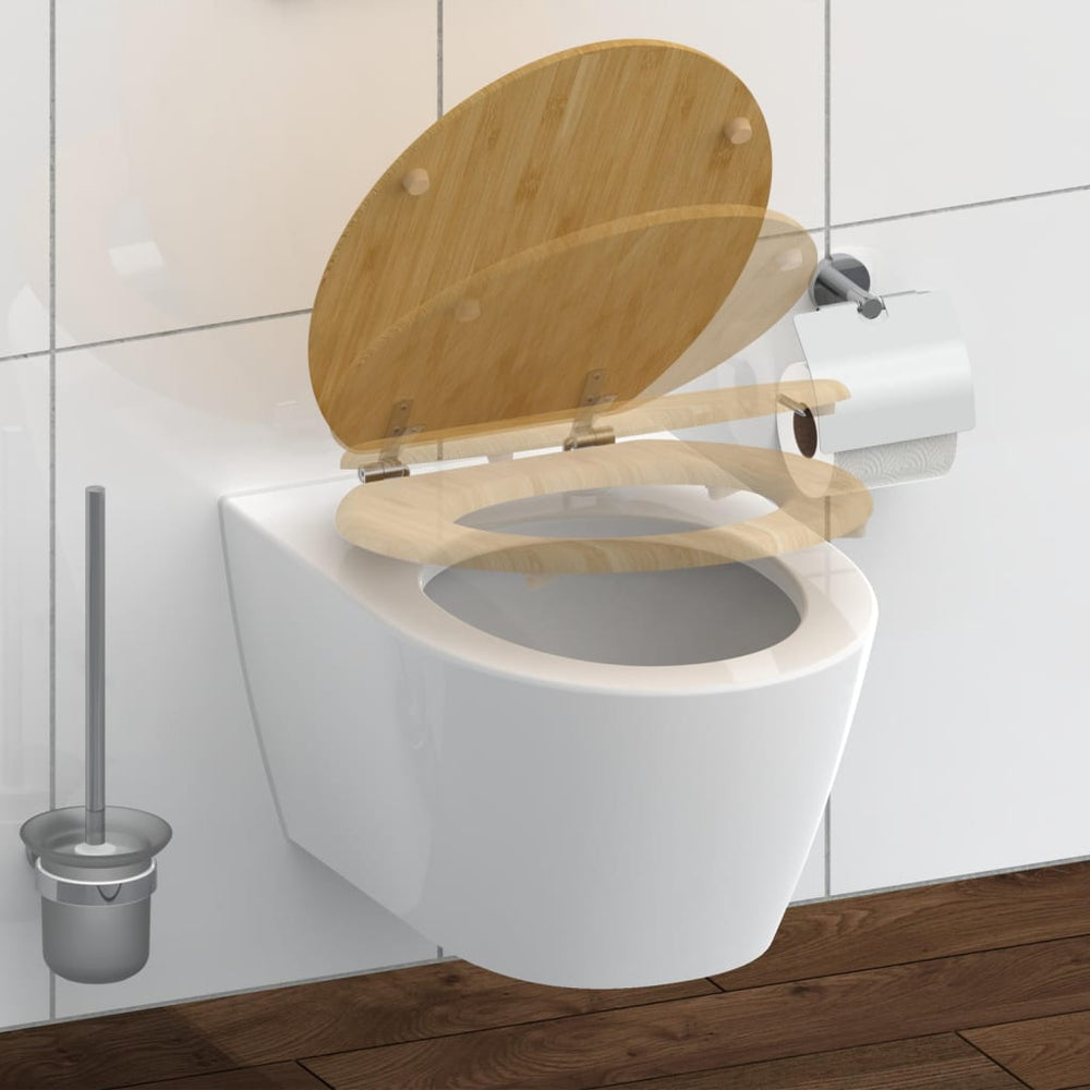 SCHÜTTE SCHÜTTE Toiletbril met softclose NATUURLIJK BAMBOE