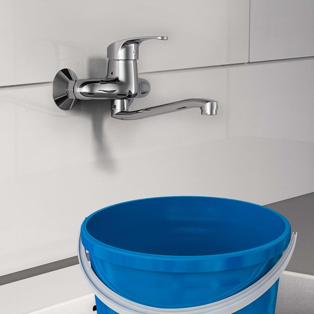 Schütte wandmengkraan orazi chroomkleurig