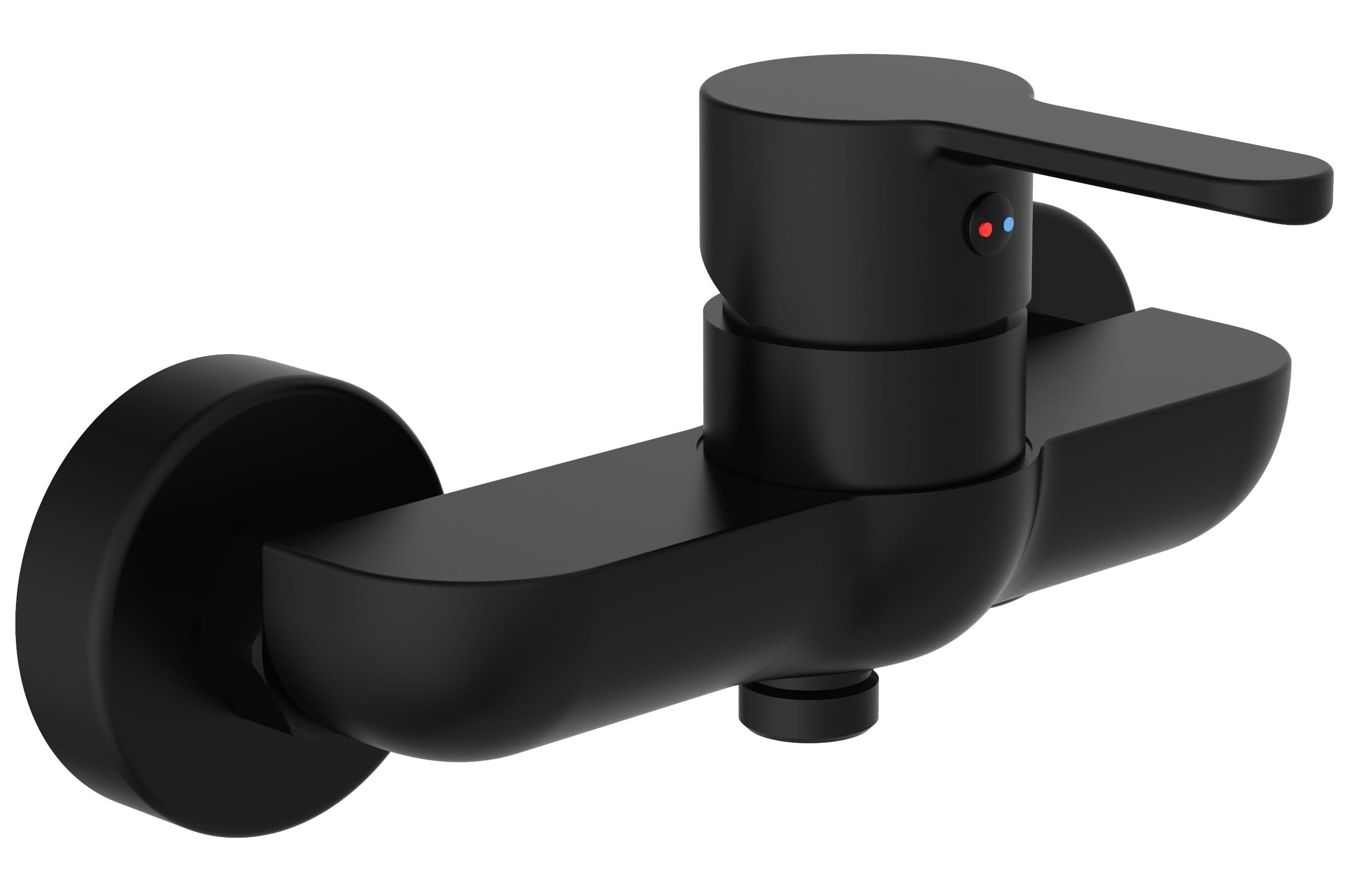 Ngk schutte denver ééngreepsmeraan douche| mat zwart 44406