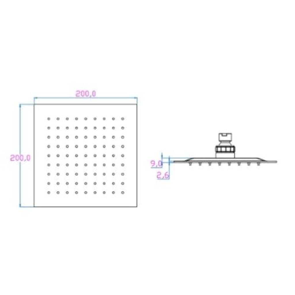Schütte regendouche strasbourg roestvrij staal