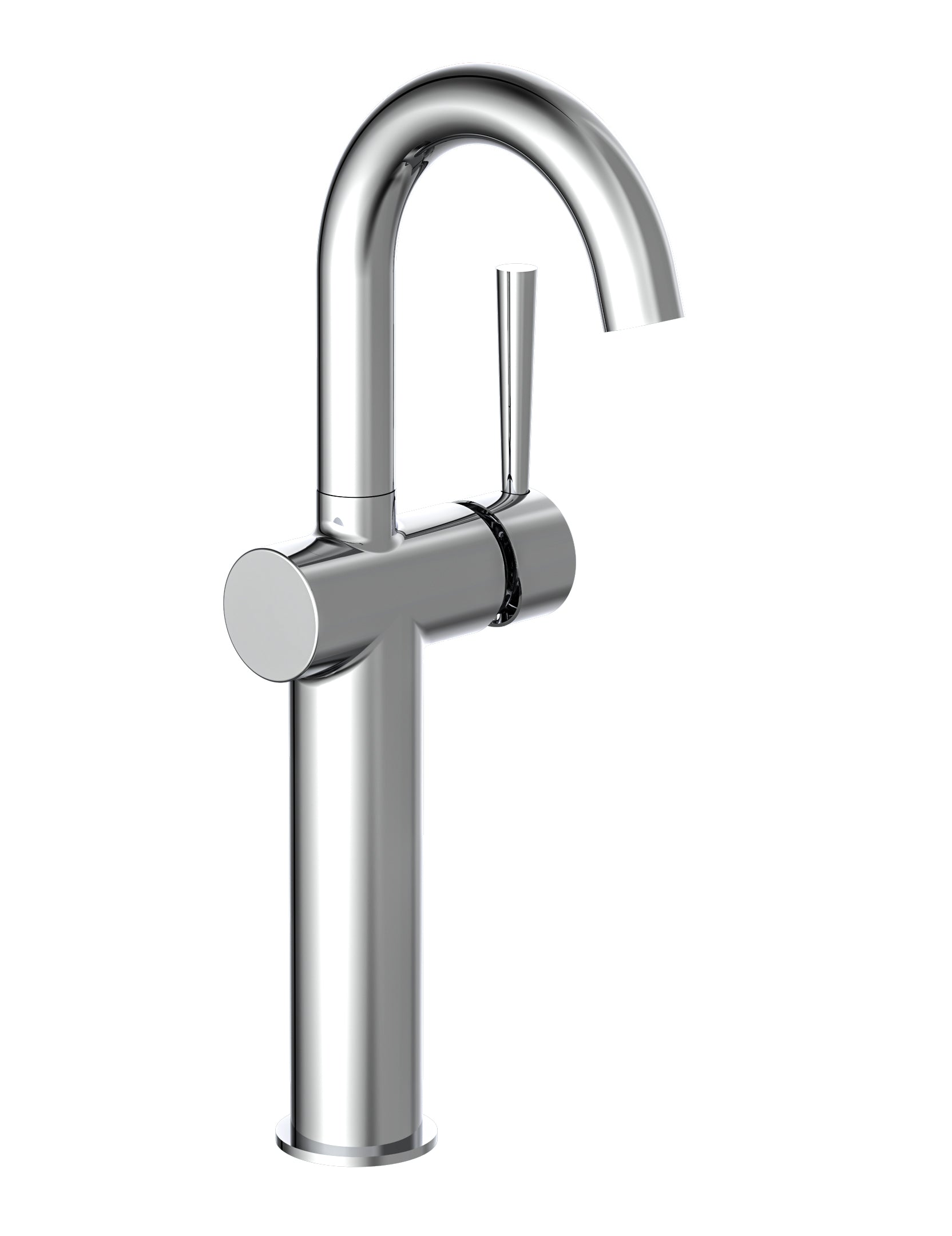 Ngk schutte cornwall ééngreepsmeraan voor wastafel opbouw | chroom 79011