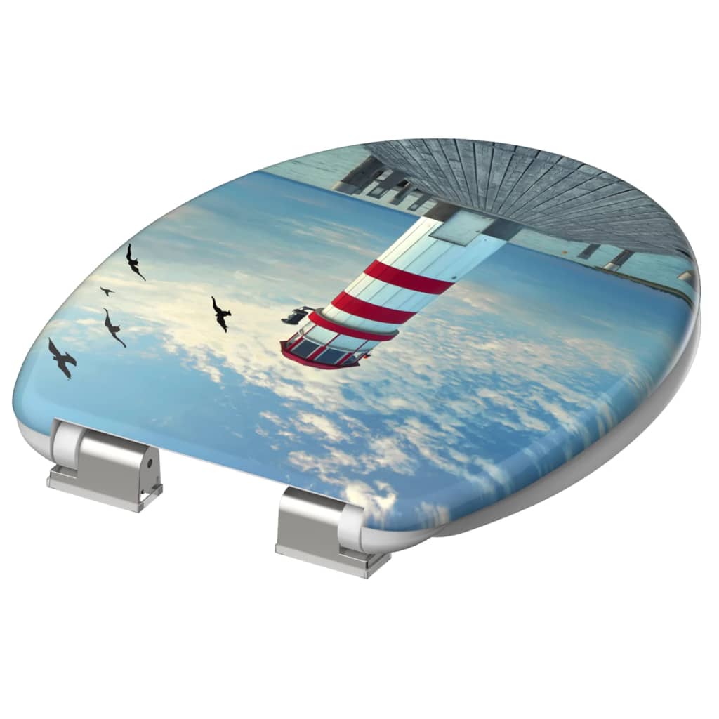 Schütte toiletbril met soft-close lighthouse