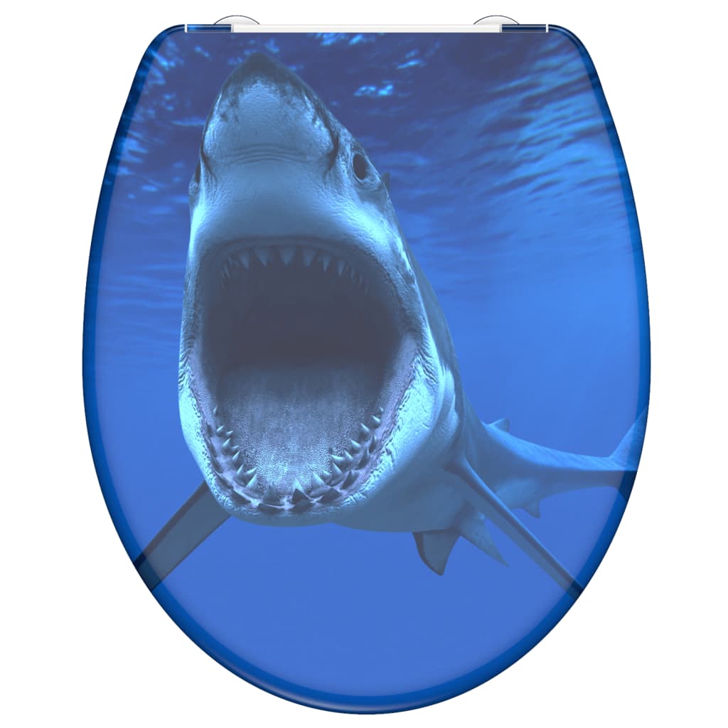 Schütte toiletbril met softclose snelsluiting shark