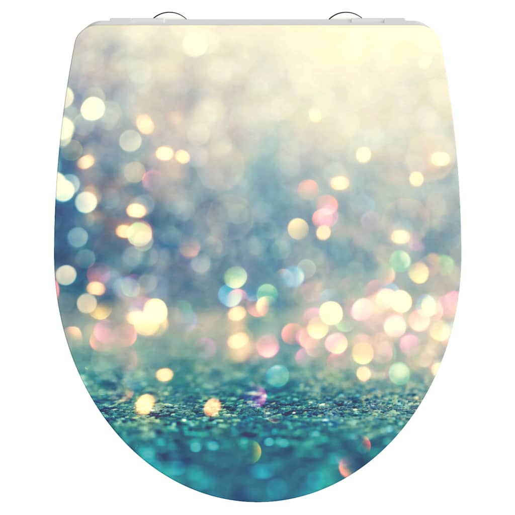 Schütte toiletbril met soft-close magic light duroplast hoogglans