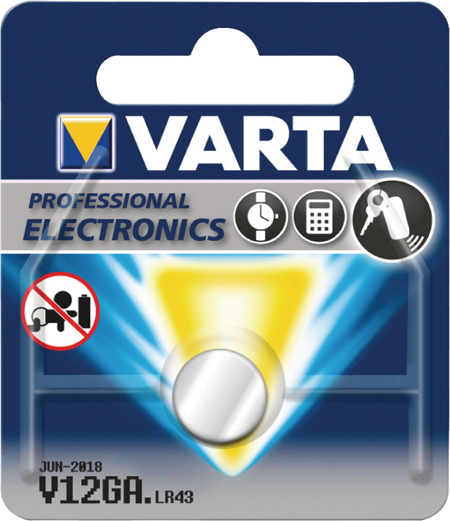 Varta minicell lr43 alkaline v12ga