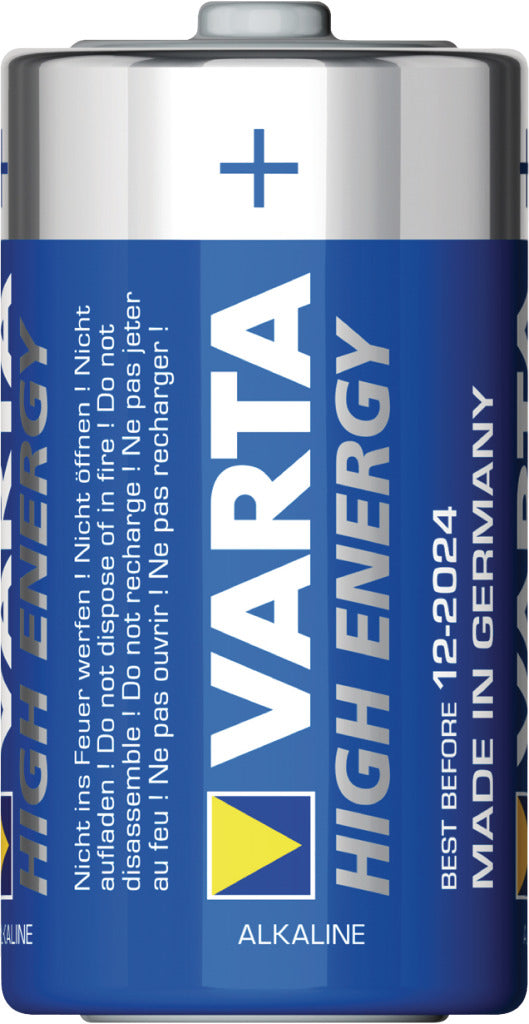 Varta 4914 2b batterij alkaline c lr14 1,5 v hoge energie 10 blisters
