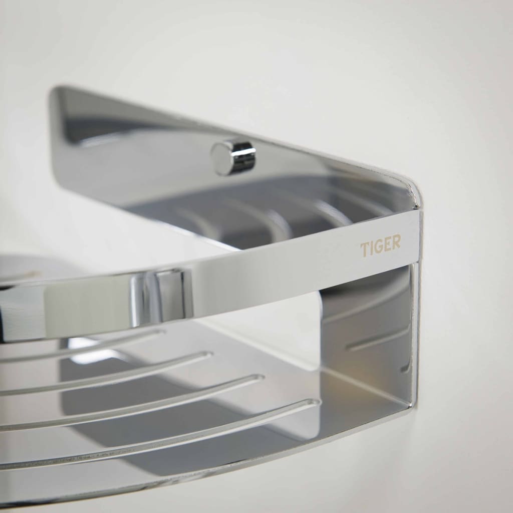 Tiger hoekkorf caddy chroom groot 1400630346