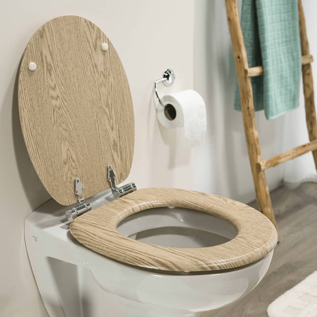 Tiger Tiger Softclose toiletbril Steiger MDF bruin 252022546