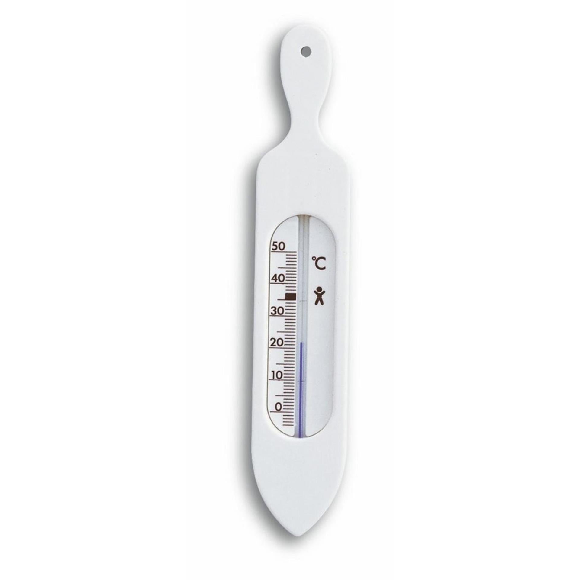 Tfa dostmann tfa badthermometer plastic wit 19,5cm