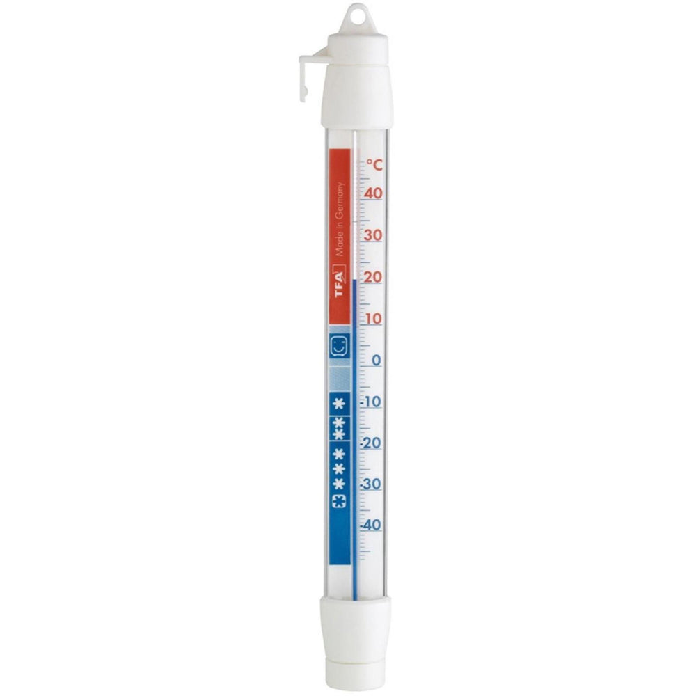 Dr.friedrichs tfa dostmann koelkast diepvriesthermometer analoog kunststof 21cm wit