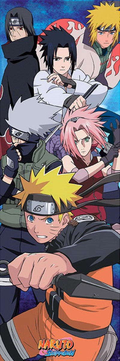 Abystyle poster naruto shippuden - group 53x158cm