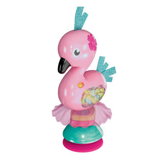 Clementoni baby schud en speel flamingo met geluid en zuignap