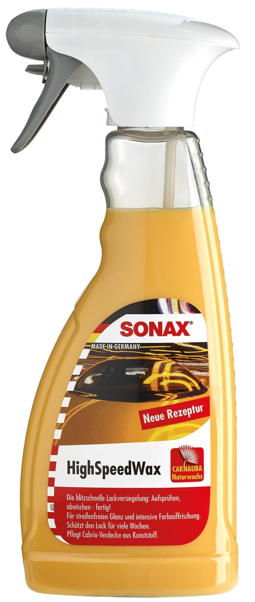 Sonax autopoetsmiddel highspeedwax high speed wax 500 ml