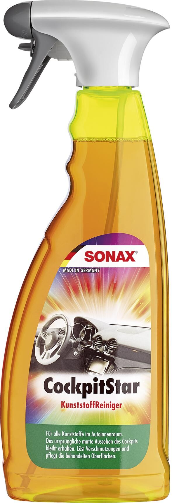 Sonax kunststof onderhoudsmiddel cockpitstar cockpitstar 750 ml