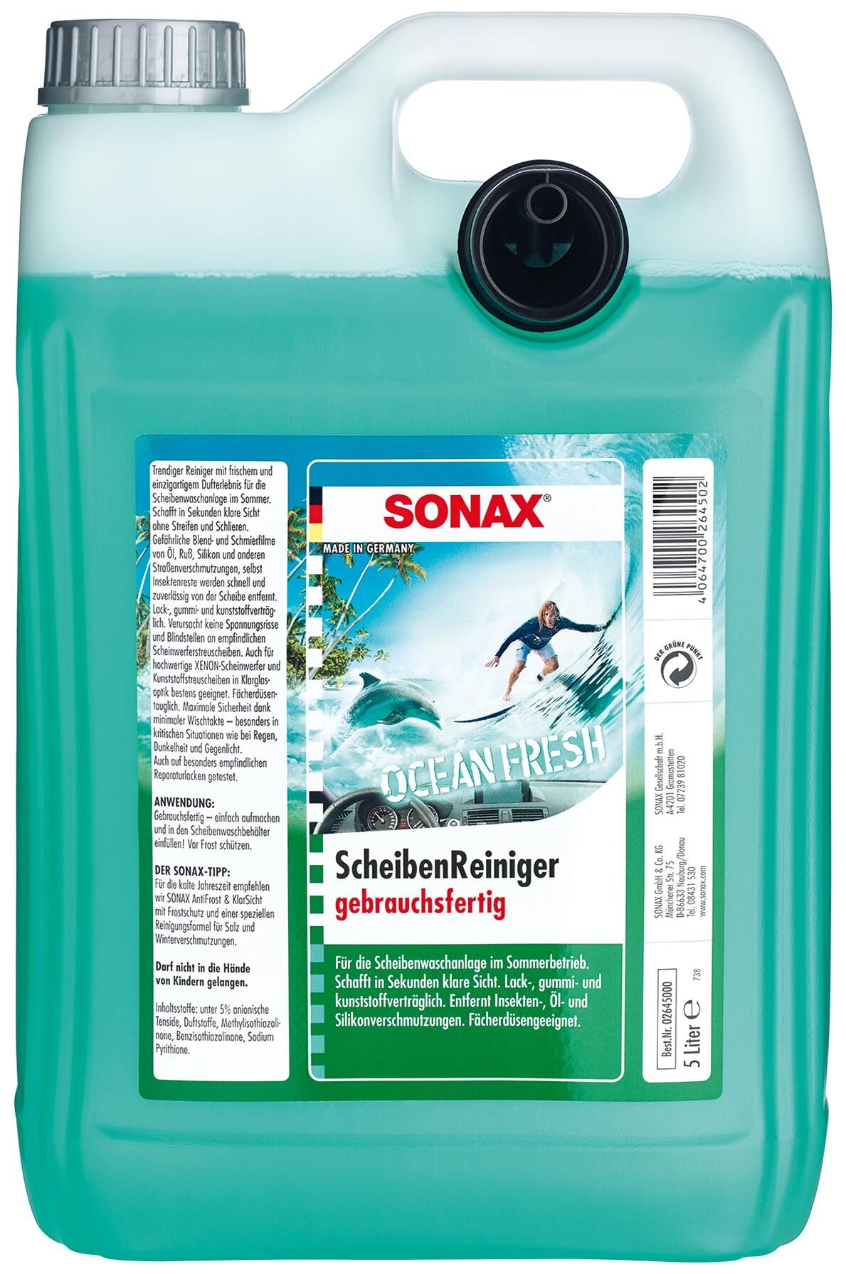 Sonax vensterreiniger window cleaner 5l ocean-fresh