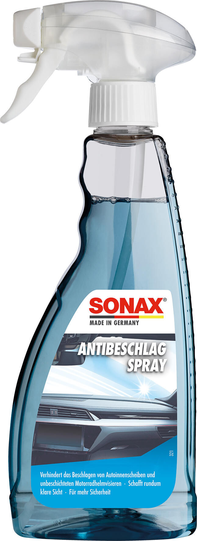 Sonax raamverzegeling antibeschlagspray anti-fog spray 500 ml
