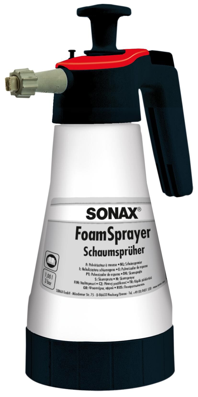 Sonax druk pompverstuiver foamsprayer foamsprayer foam sprayer 1liter