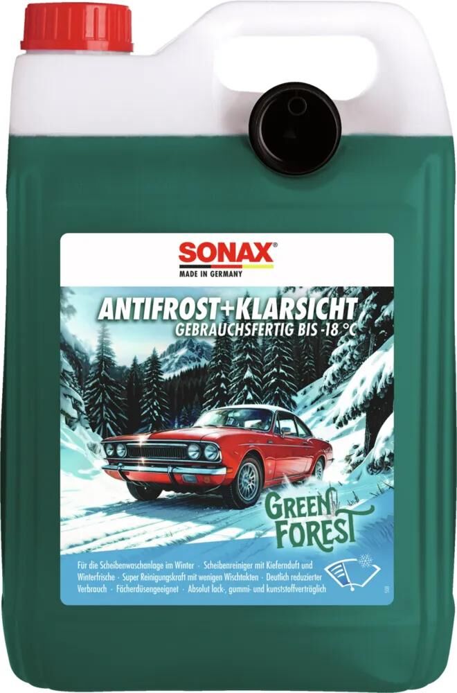 Sonax antivriesbescherming voorruit antifrost klarsicht anti-rust+clear view 5l green forest